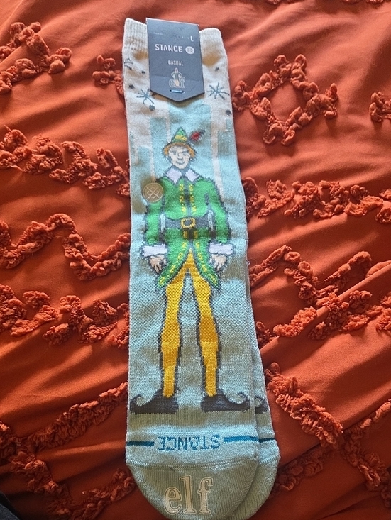 Stance Other - Stance Holiday Elf Crew Socks - Green & Yellow